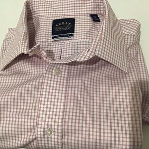 Shirt Men XL, 17 34/35 Red/ Blue check EUC